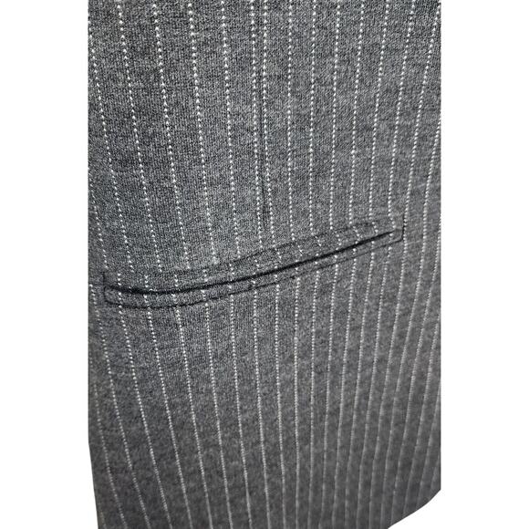Bandolera Grey Pinstripe Vest, 12, NWT - Picture 5 of 9